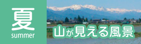 夏+山の見える風景